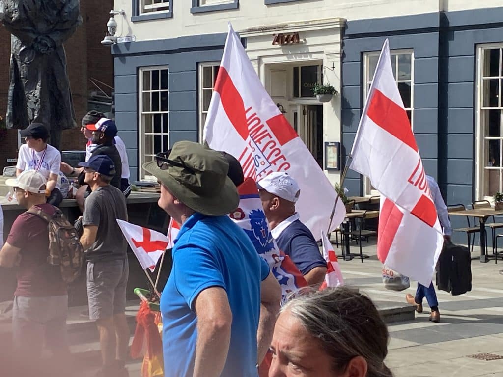 Flags up –  Lionesses’ dream down