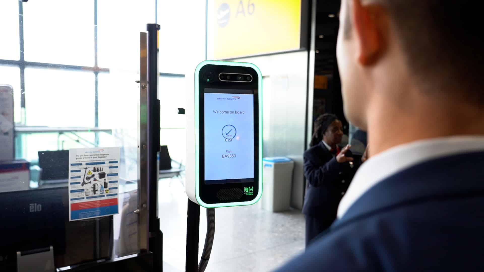 British Airways (BA) became the first UK airline to trial the use of biometric technology for international flights