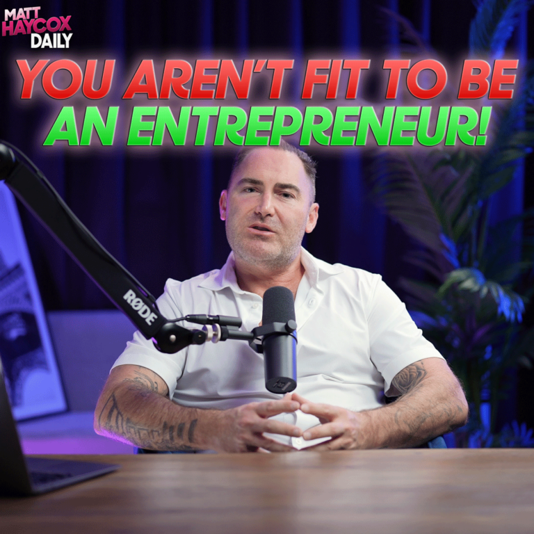 ❌ You Aren’t Fit To Be An Entrepreneur!