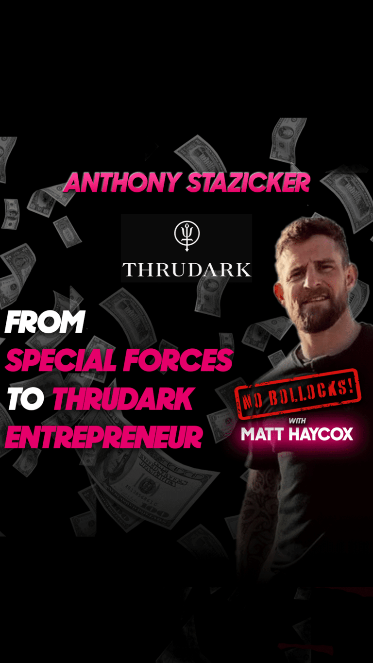SBS Operator Anthony ‘Staz’ Stazicker: From Deadly Sniper to ThruDark Entrepreneur