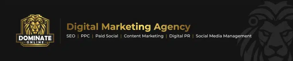 Dominate Online Banner