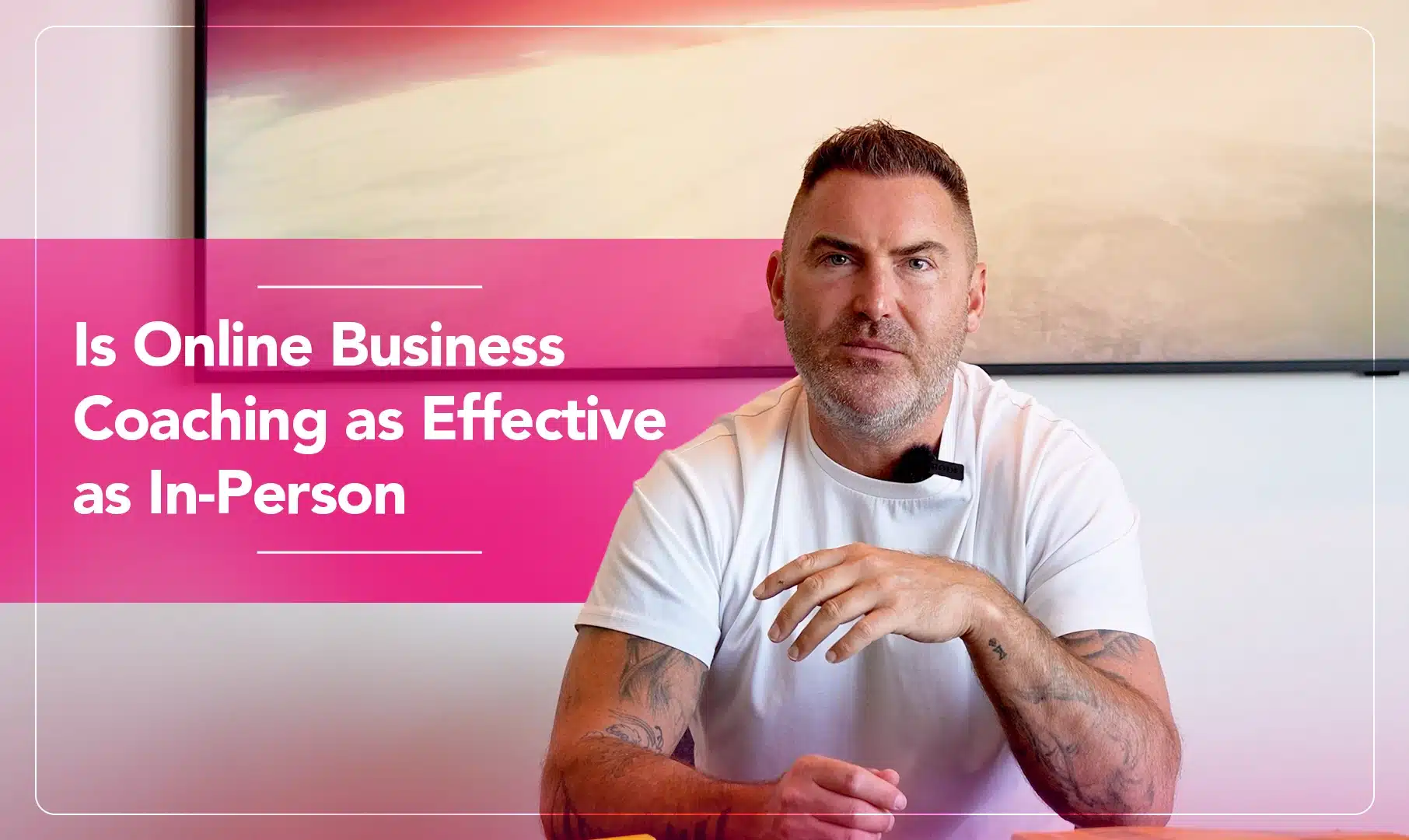 Is Online Business Coaching as Effective as In-Person