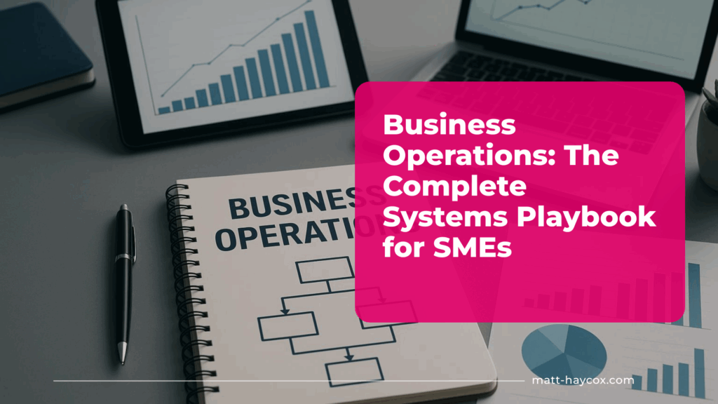 Business Operations - The Complete Systems Playbook for SMEs