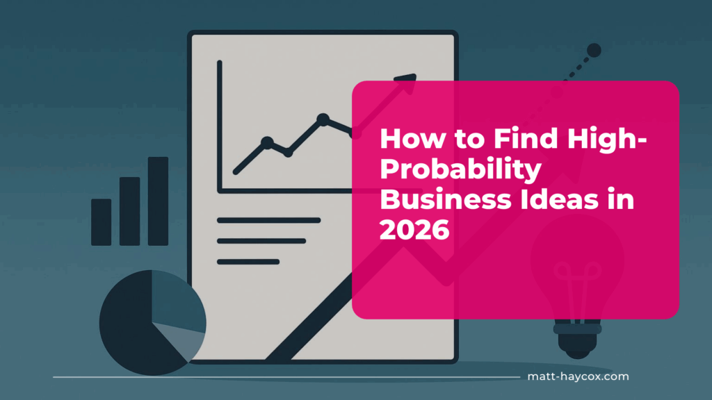 How to Find High Probability Business Ideas in 2026