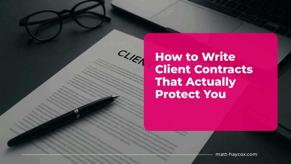 How to Write Client Contracts That Actually Protect You