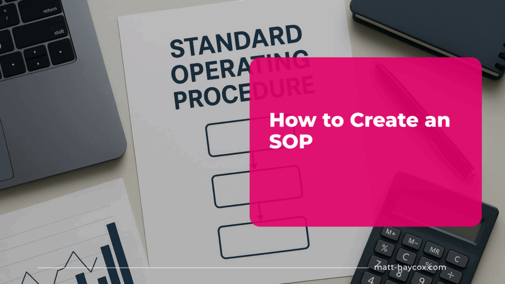 how to create an sop