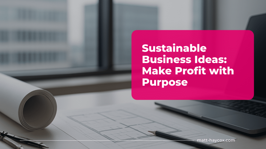 Sustainable Business Ideas: Make Profit with Purpose