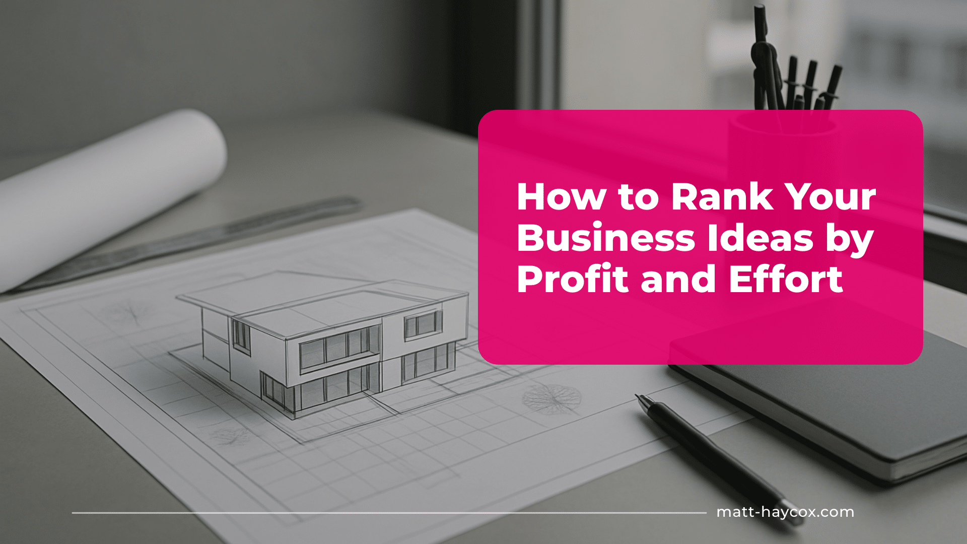 How to Rank Your Business Ideas by Profit and Effort