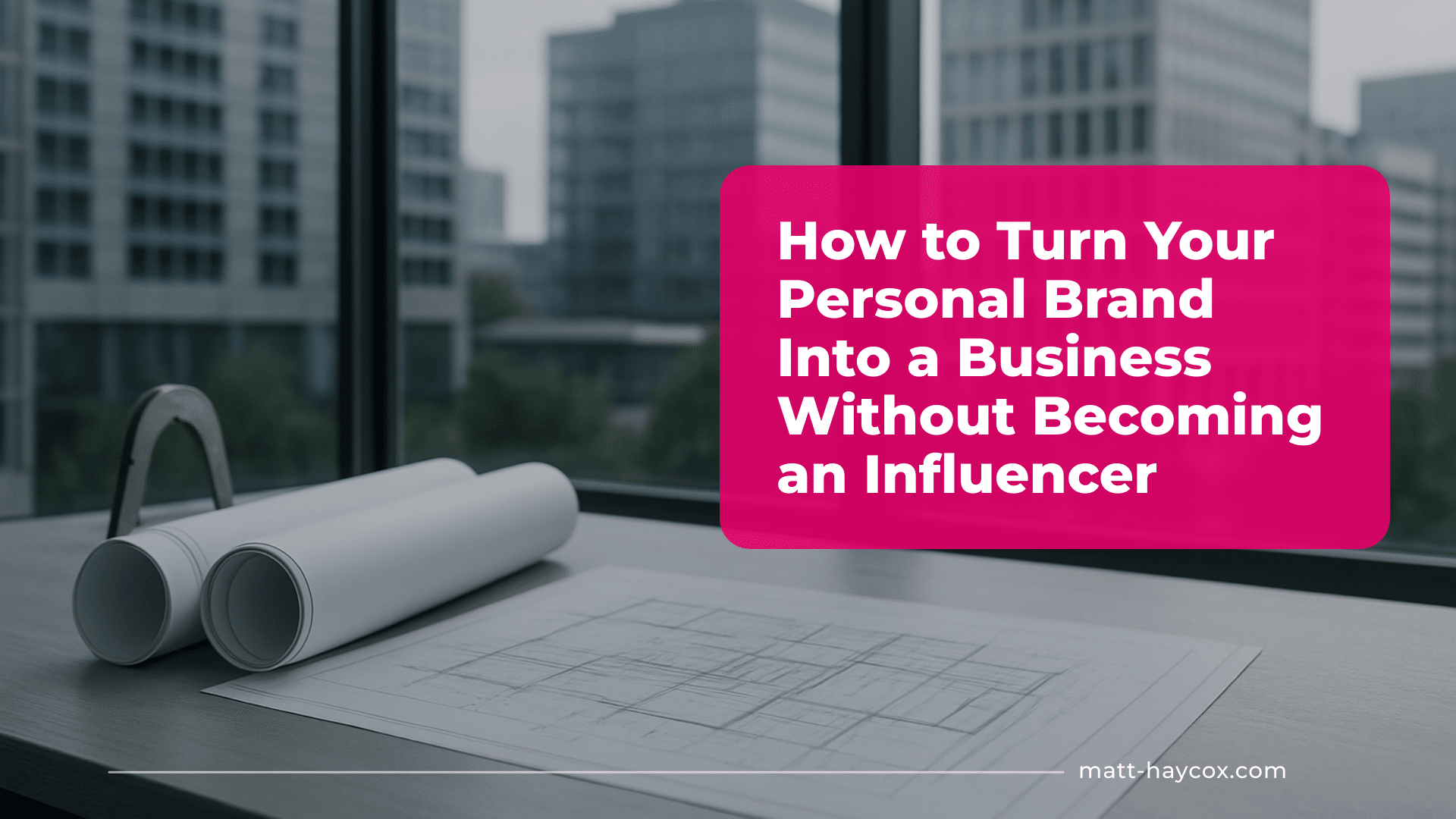 How to Turn Your Personal Brand Into a Business Without Becoming an Influencer