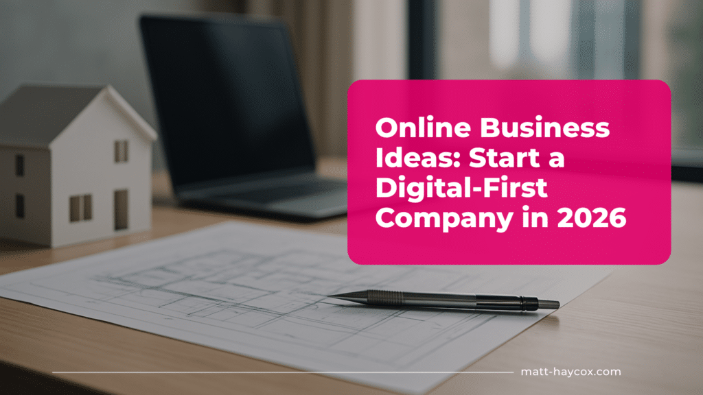 Online Business Ideas: Start a Digital-First Company in 2026