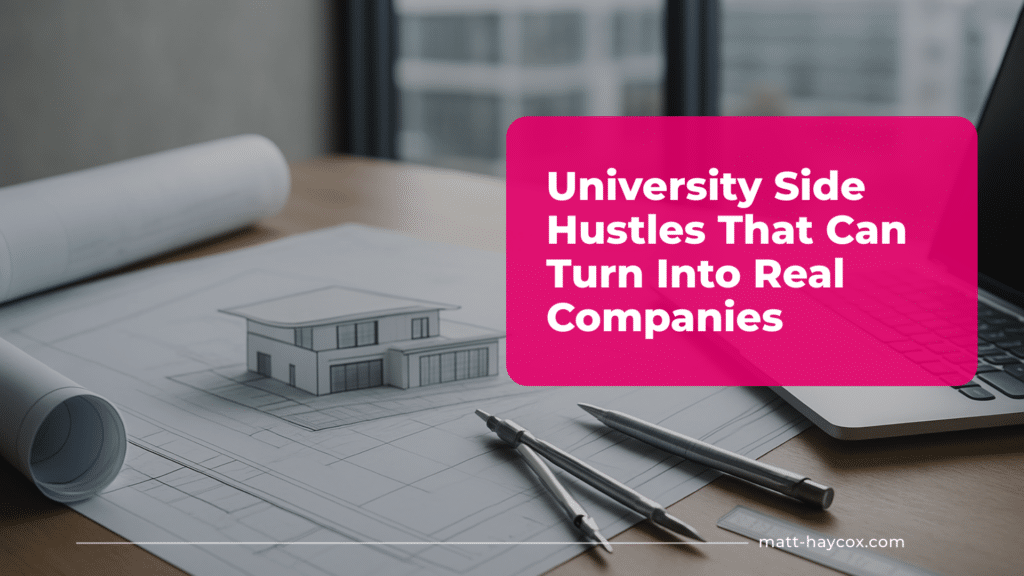 University Side Hustles That Can Turn Into Real Companies