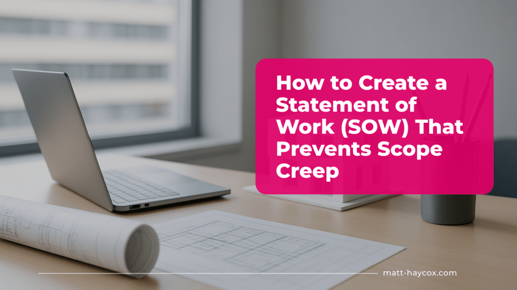 How to Create a Statement of Work (SOW) That Prevents Scope Creep