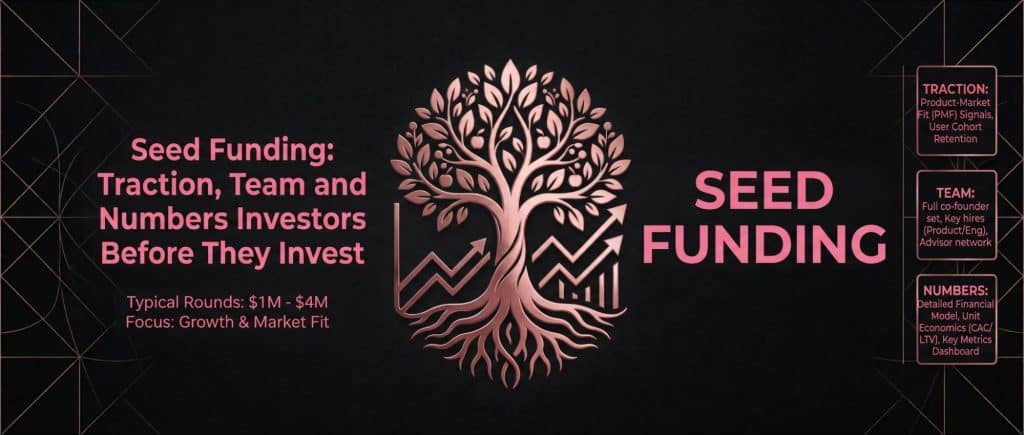 Seed Funding: The Traction, Team and Numbers Investors Check Before They Invest