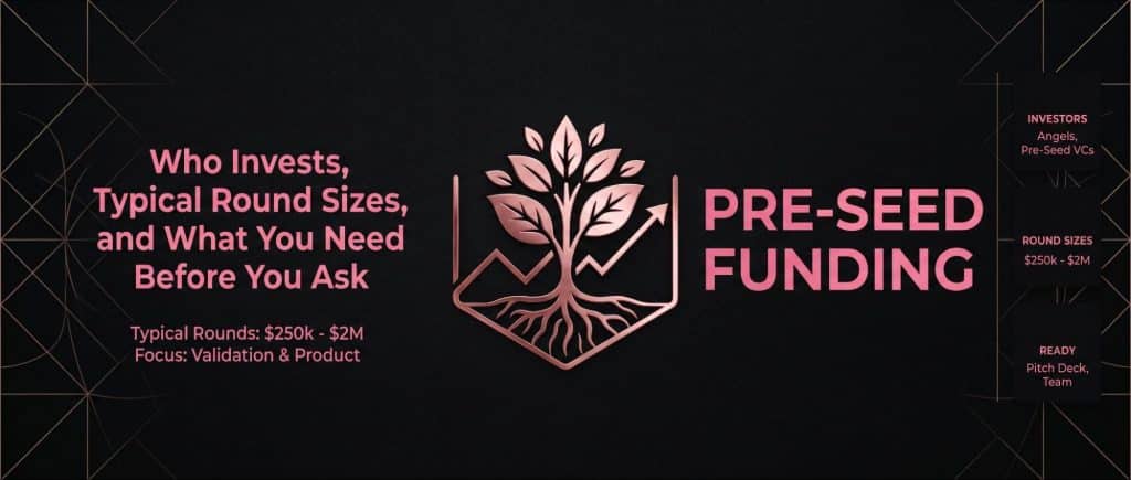 Pre-Seed Funding: Who Invests, Typical Round Sizes and What You Need Before You Raise